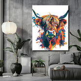 Painting by Numbers Scottish Highland Cattle